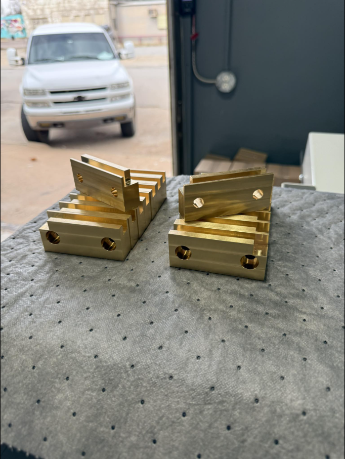 Machined brass parts