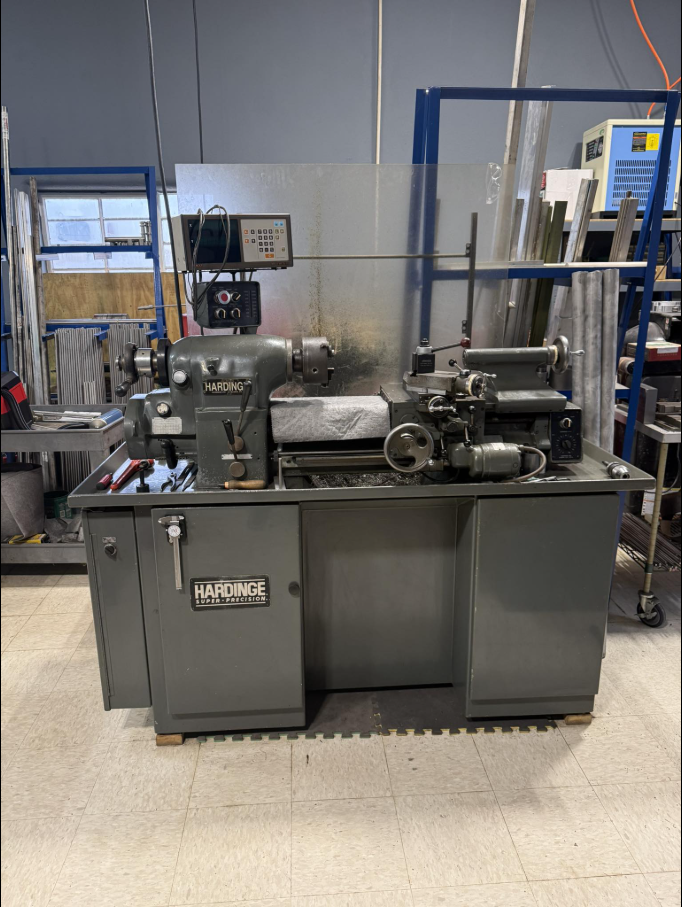 Hardinge manual lathe at On Demand Machining